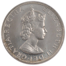 BERMUDA, Crown, 1964, KM #14, MS(60-62), Silver, 36, 22.62