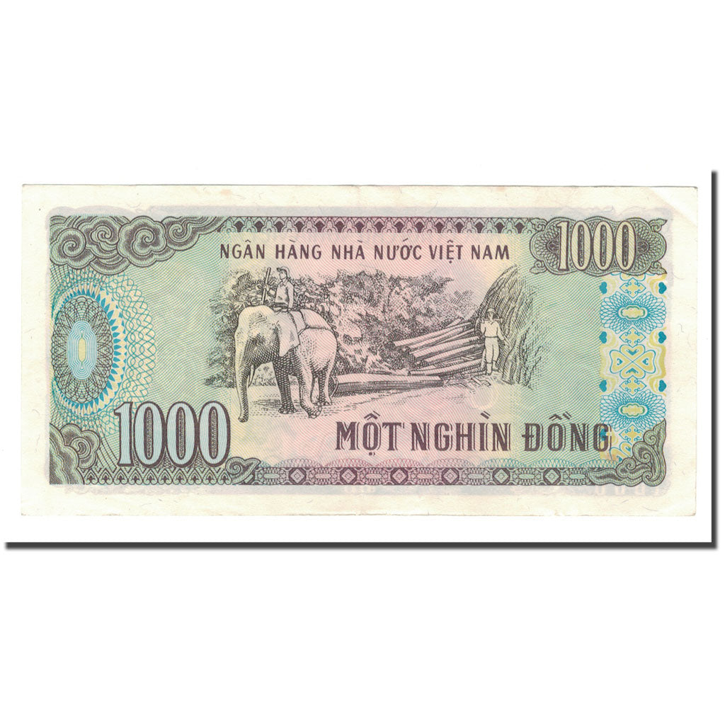 Banknot, Wietnam, 1000 D<ox>ng, 1988, 1989, KM:106a, AU(55-58)