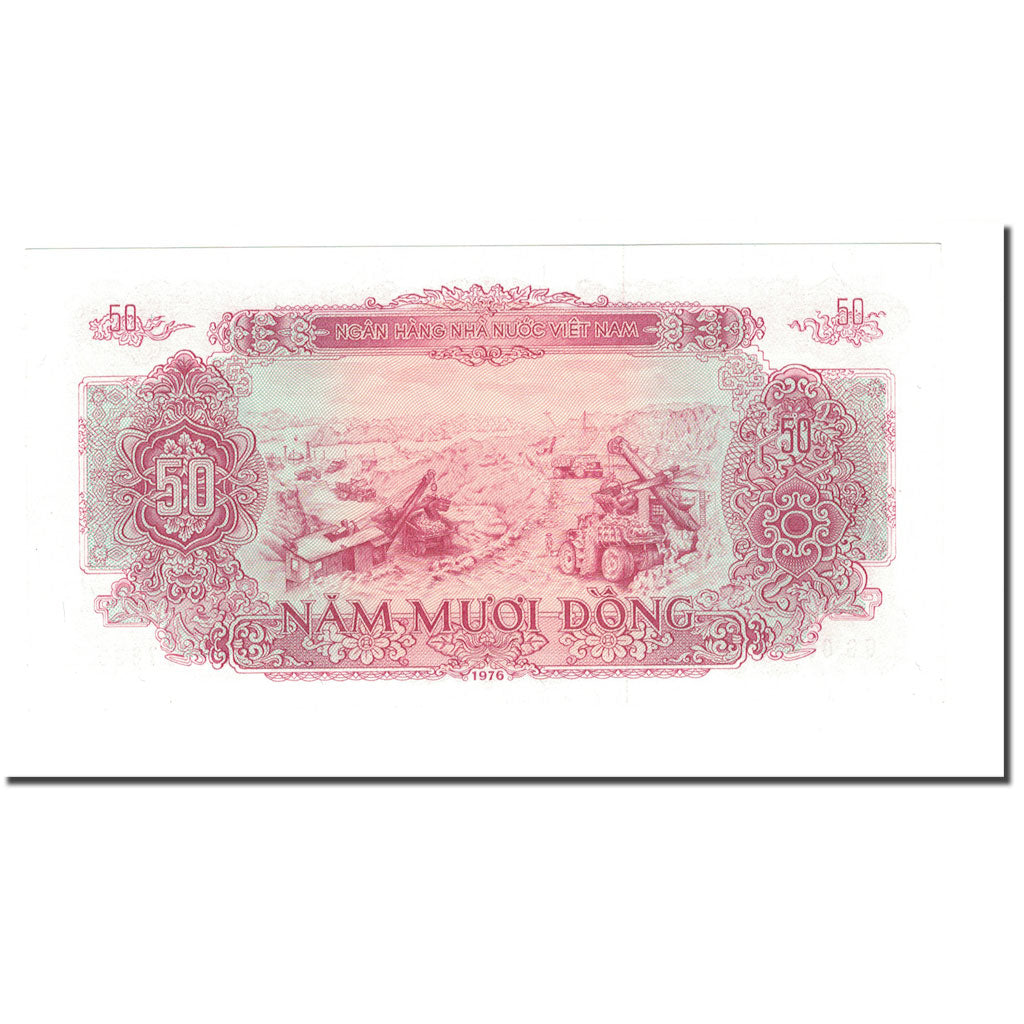 Banknote, Vietnam, 50 D<ox>ng, 1976, KM:84a, UNC(65-70)