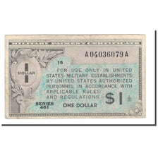 Billete, 1 Dollar, 1946-47, Estados Unidos, KM:M5, BC+