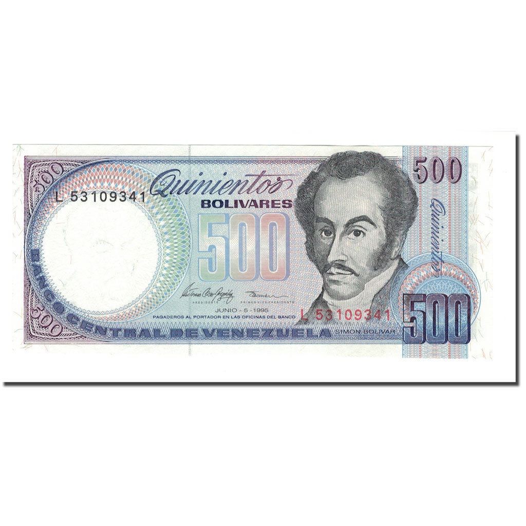Banknote, Venezuela, 500 Bolivares, 1995, 1995-06-05, KM:67e, UNC(65-70)