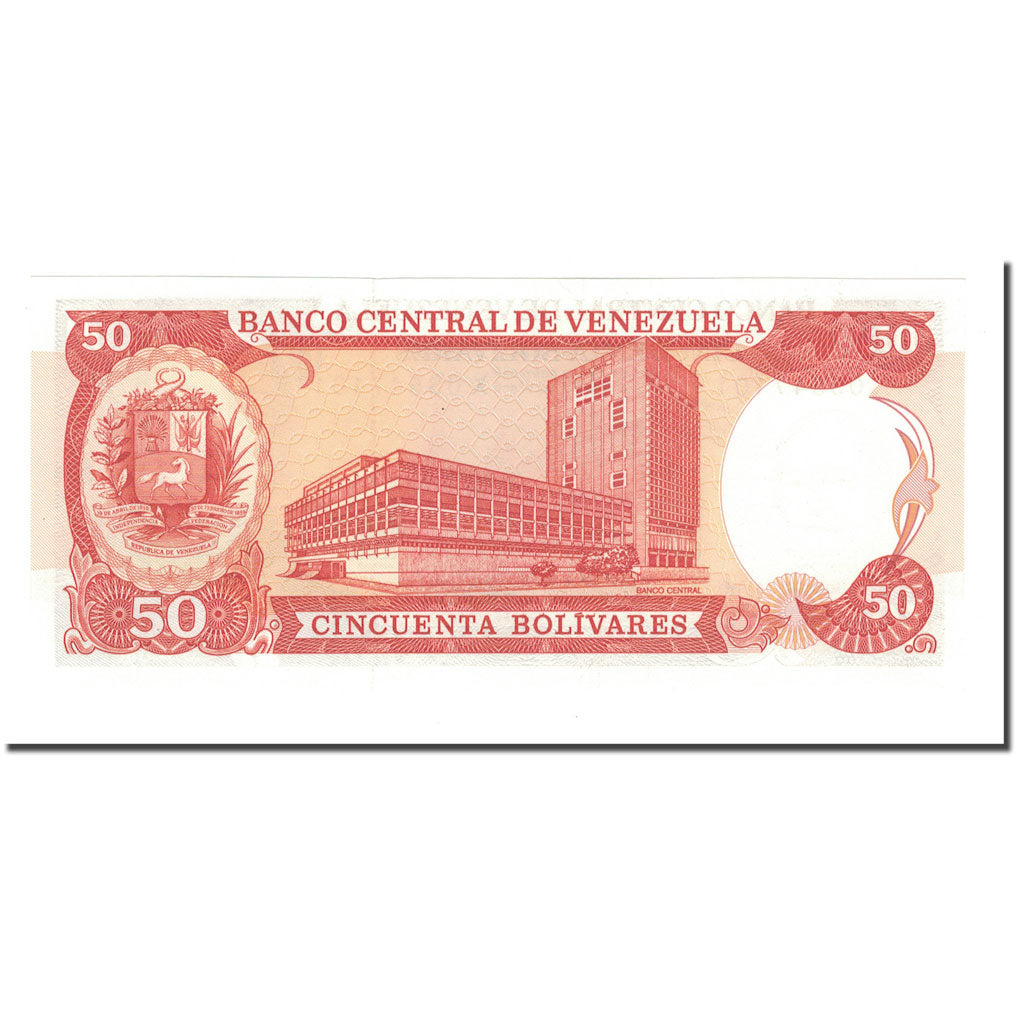 Banknote, Venezuela, 50 Bolivares, 1988, 1988-11-03, KM:65b, UNC(65-70)