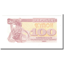 Banknote, Ukraine, 100 Karbovantsiv, 1991, KM:87a, UNC(65-70)