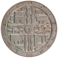 Coin, Uruguay, 'So' mintmark also appears on edge., 1000 Pesos, 1969, Santiago