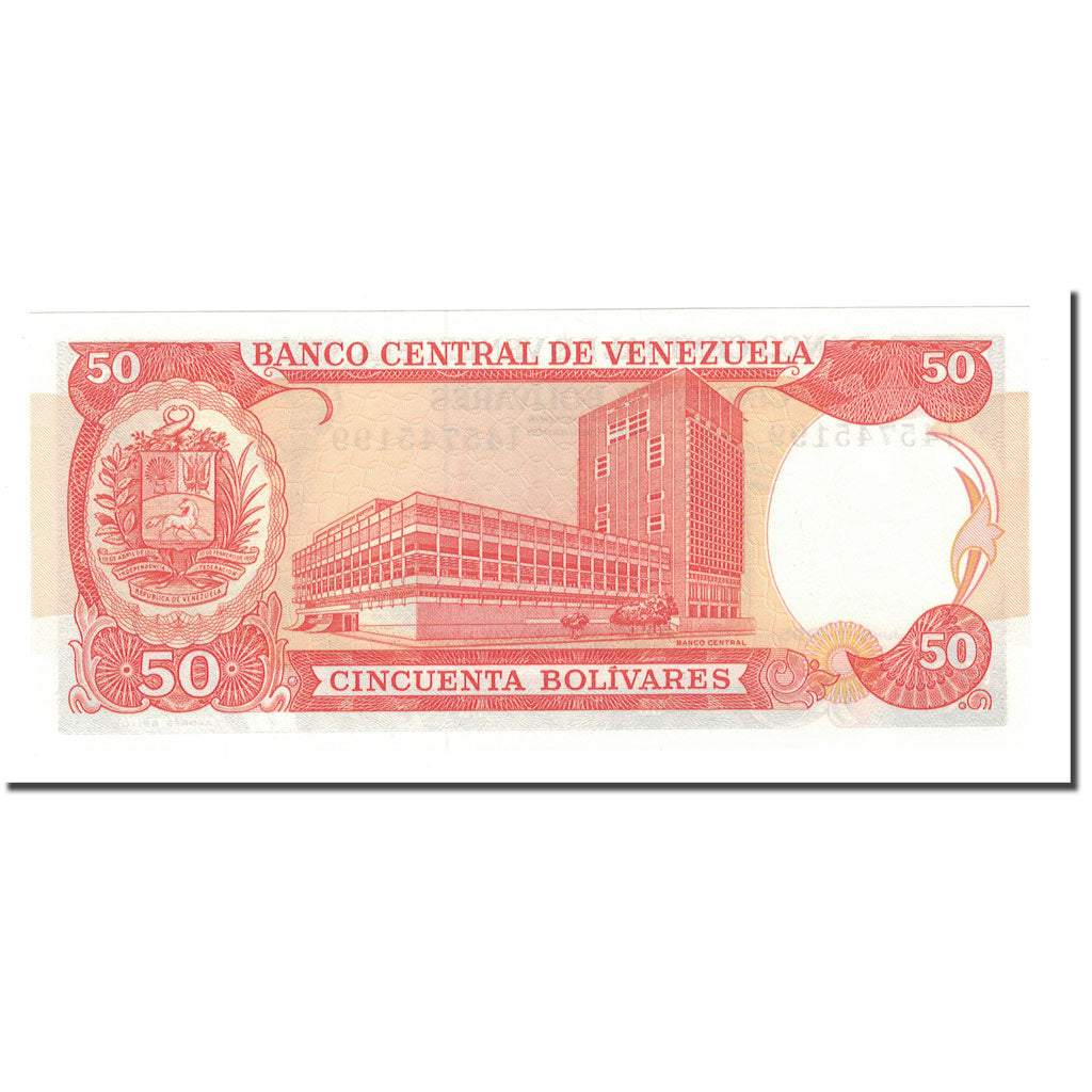 Billet, Venezuela, 50 Bolivares, 1990, 1990-05-31, KM:72, NEUF