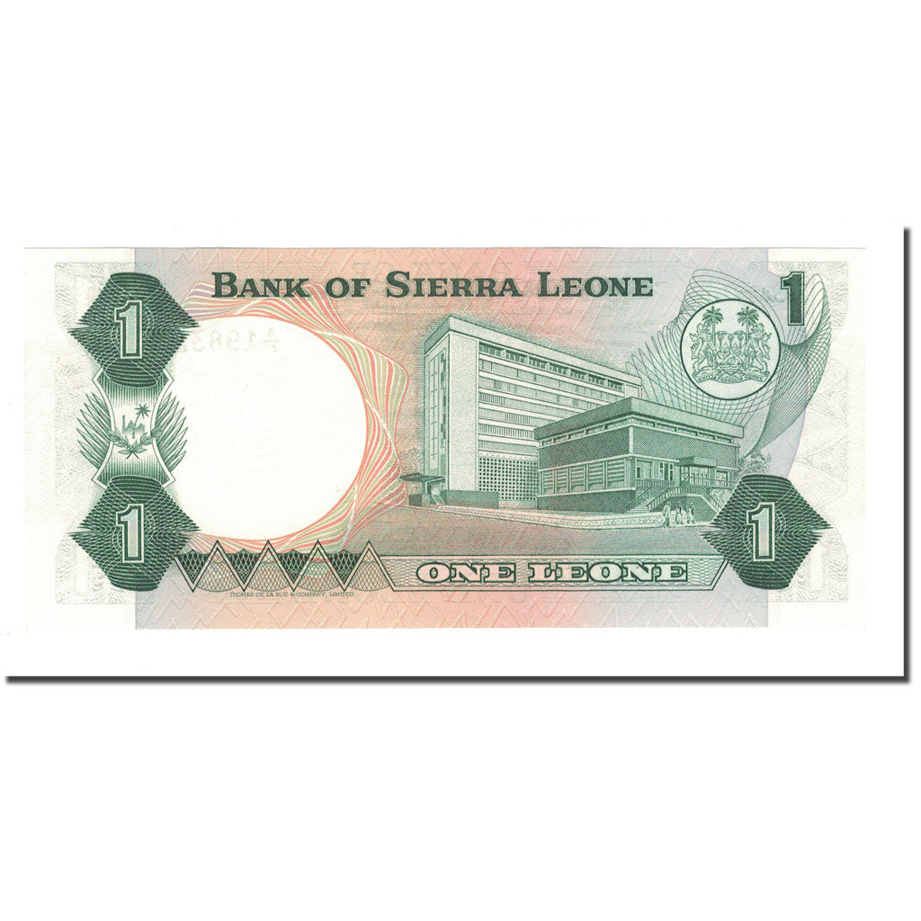 Billete, 1 Leone, 1974-84, Sierra Leona, 1984-08-04, KM:5e, UNC