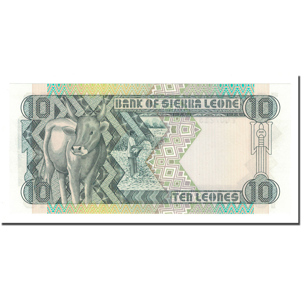 Banknote, Sierra Leone, 10 Leones, 1988, 1988-04-27, KM:15, UNC(65-70)