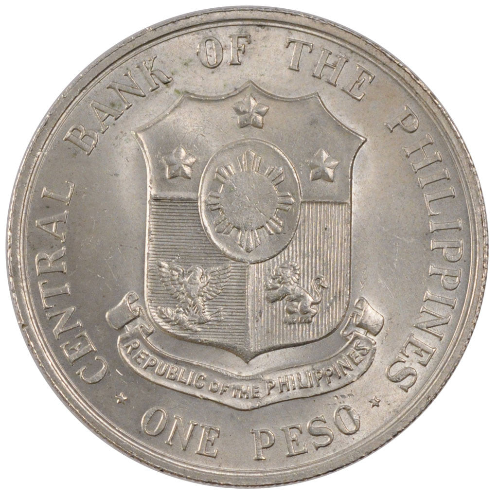 Münze, Philippinen, Peso, 1964, VZ+, Silber, KM:194
