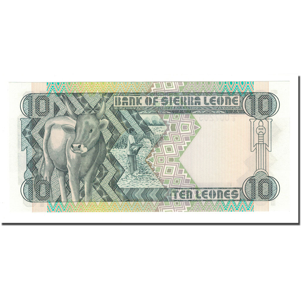 Banknote, Sierra Leone, 10 Leones, 1988, 1988-04-27, KM:15, UNC(65-70)