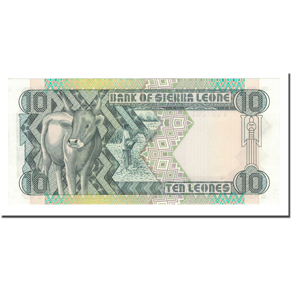 Banknote, Sierra Leone, 10 Leones, 1988, 1988-04-27, KM:15, UNC(65-70)