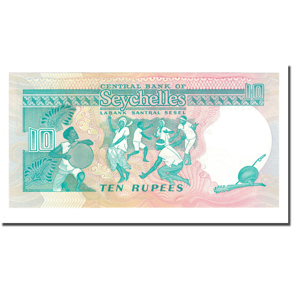 Geldschein, Seychelles, 10 Rupees, 1989, KM:32, UNZ