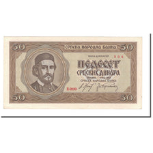 Banknote, Serbia, 50 Dinara, 1942, 1942-05-01, KM:29, UNC(65-70)