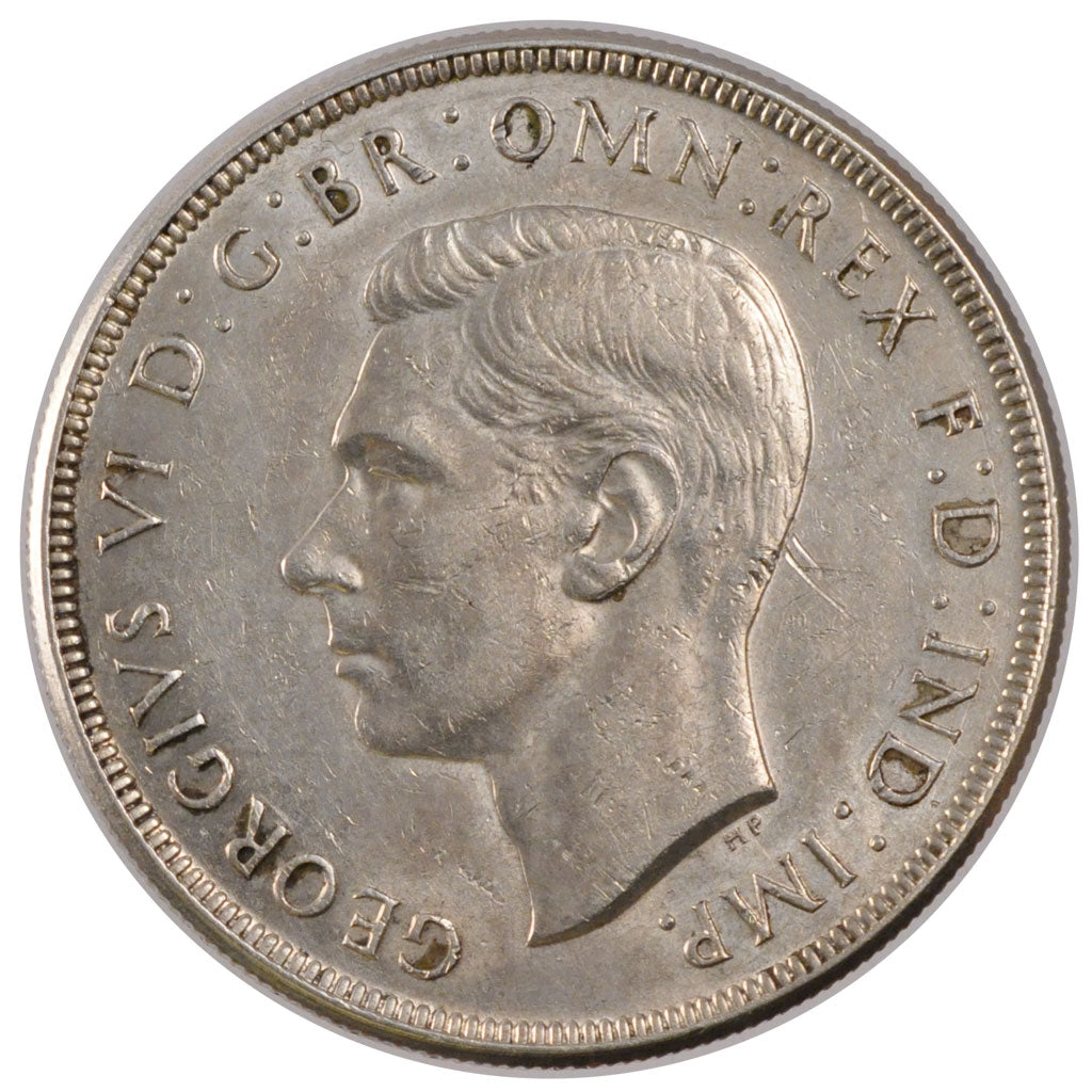 AUSTRALIA, Crown, 1937, Melbourne, KM #34, AU(55-58), Silver, 38, 28.28