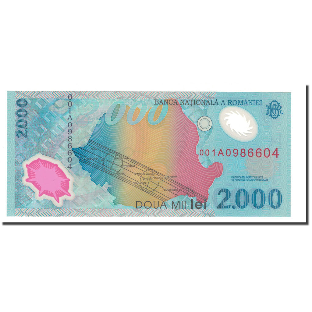 Banknote, Romania, 2000 Lei, 1999, KM:111b, UNC(65-70)
