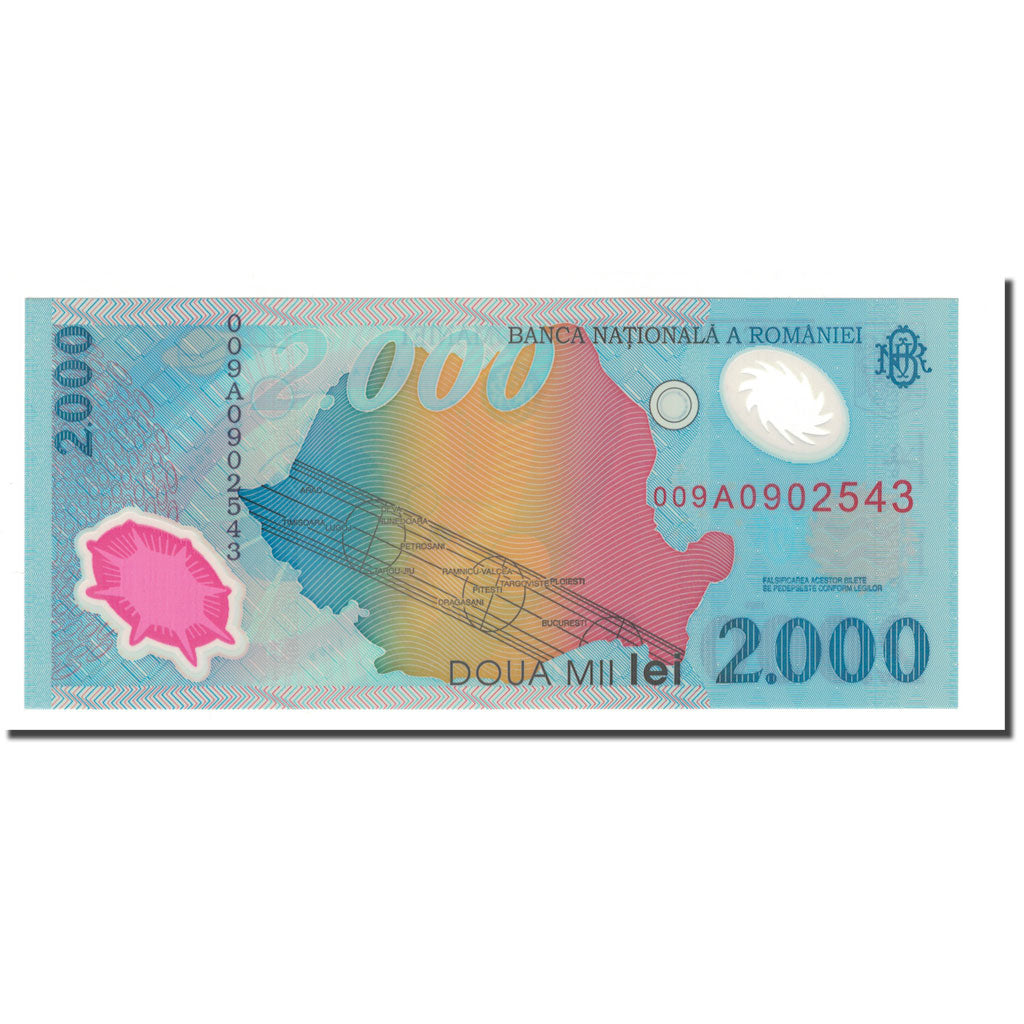 Banknote, Romania, 2000 Lei, 1999, KM:111b, UNC(65-70)