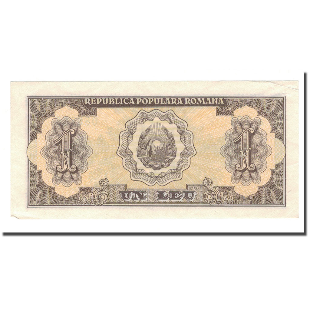Banknote, Romania, 1 Leu, 1952, KM:81b, UNC(65-70)