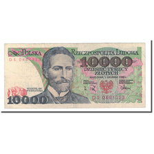 Billet, Pologne, 10,000 Zlotych, 1988, 1988-12-01, KM:151b, TTB