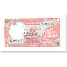 Banknote, Sri Lanka, 5 Rupees, 1982, 1982-01-01, KM:91a, UNC(65-70)