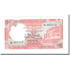Banconote, Sri Lanka, 5 Rupees, 1982, 1982-01-01, KM:91a, FDS