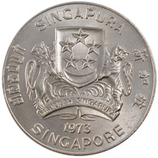 Coin, Singapore, 10 Dollars, 1973, Singapore, MS(60-62), Silver, KM:9.2