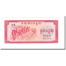 Banconote, Cambogia, 1 Riel, 1975, KM:20a, FDS