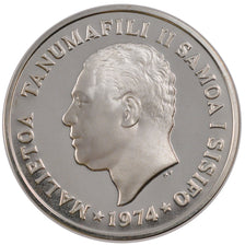 Coin, Samoa, Tala, 1974, MS(65-70), Silver, KM:19a