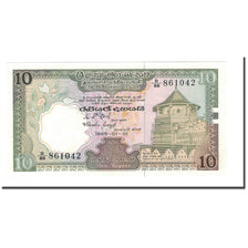 Geldschein, Sri Lanka, 10 Rupees, 1985, 1985-01-01, KM:92b, UNZ