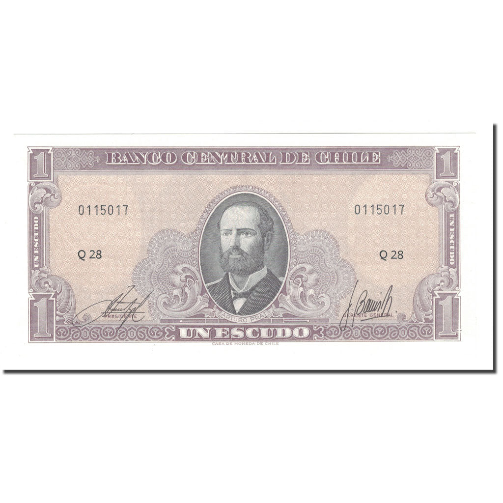 Billet, Chile, 1 Escudo, KM:135Ab, NEUF