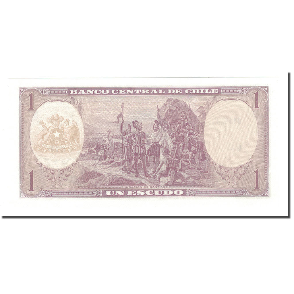 Billet, Chile, 1 Escudo, KM:135Ab, NEUF