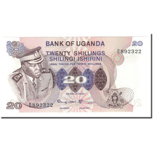 Banknote, Uganda, 20 Shillings, 1973, KM:7b, UNC(65-70)