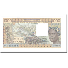 Banknote, West African States, 1000 Francs, 1981-1990, 1985, KM:107Af
