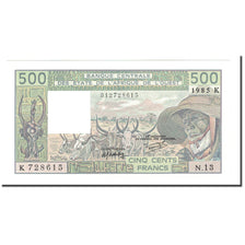 Banknote, West African States, 500 Francs, 1985, KM:106Ai, UNC(65-70)