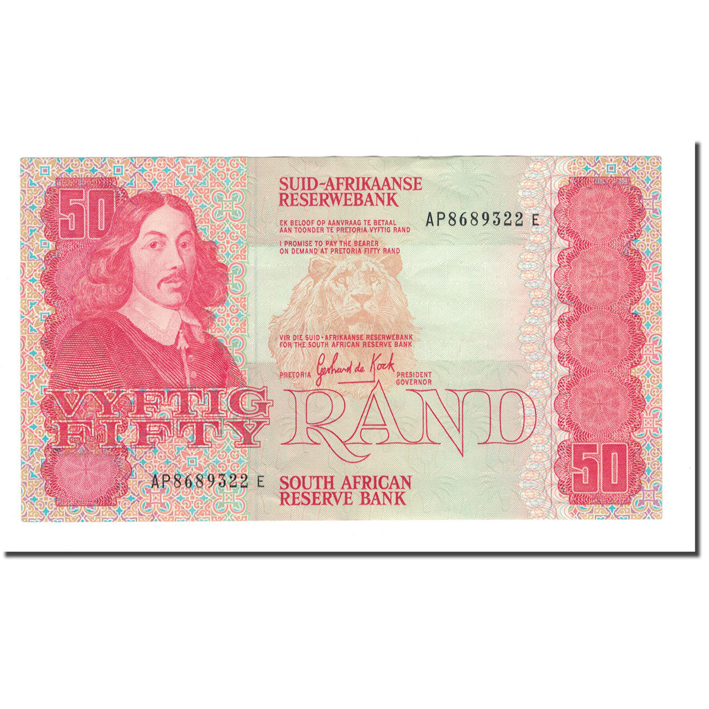 Banknote, South Africa, 50 Rand, 1984, KM:122a, AU(55-58)