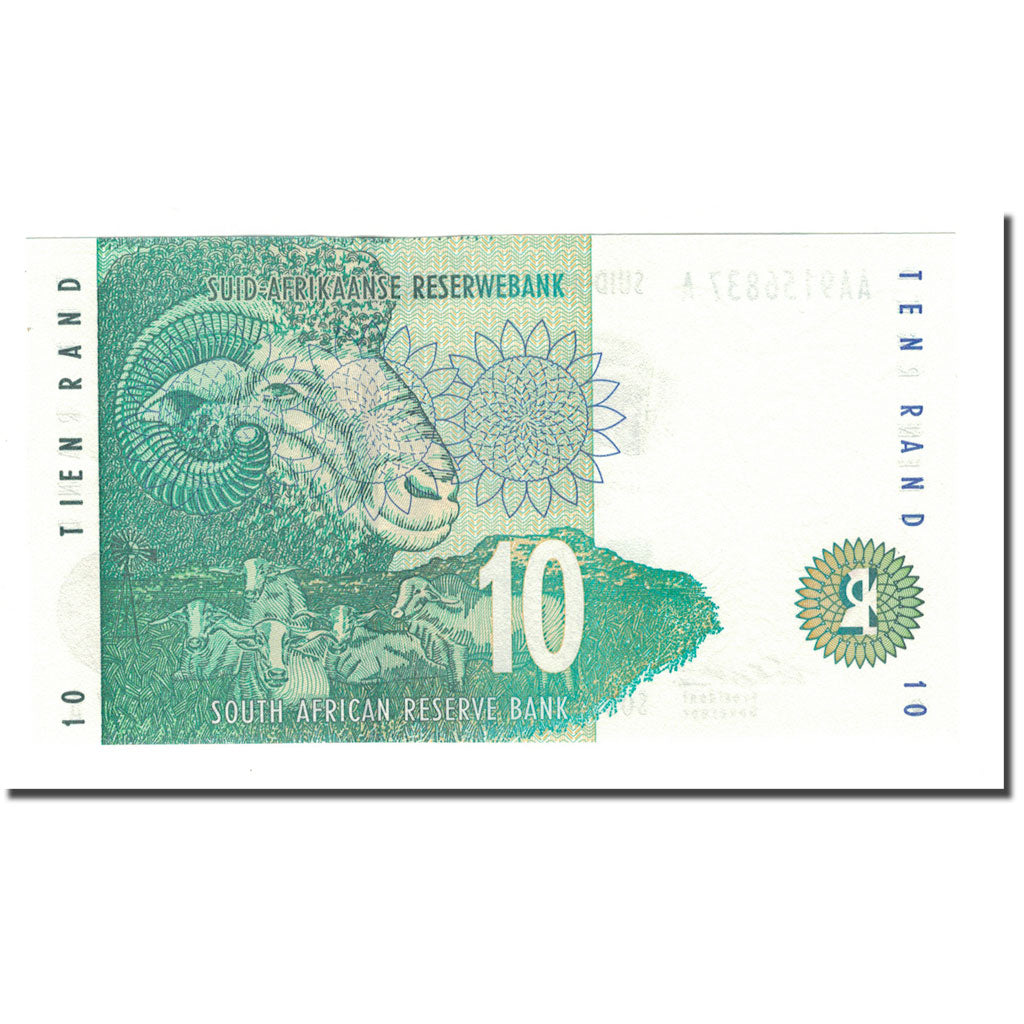Banknote, South Africa, 10 Rand, 1993, KM:123a, UNC(65-70)