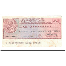 Banknote, Italy, 100 Lire, 1975, 1975-12-10, VF(20-25)