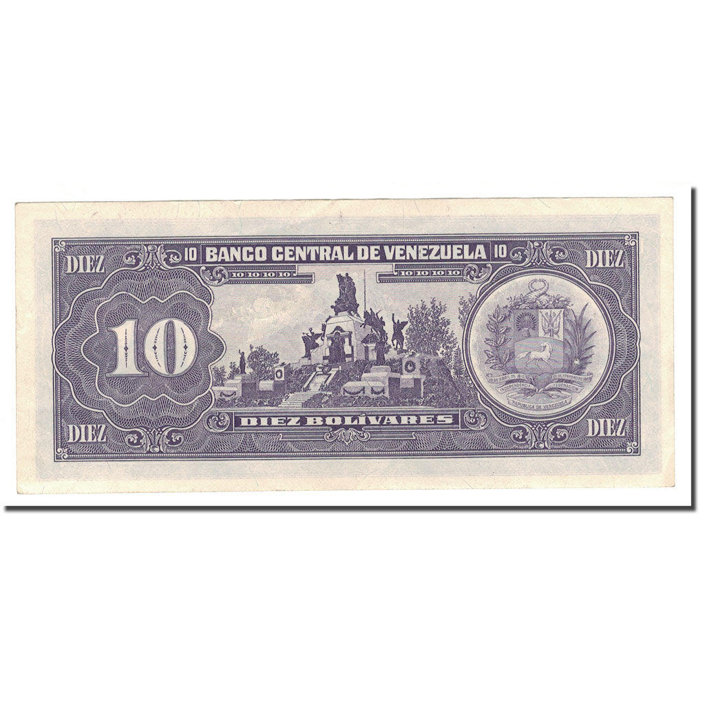 Geldschein, Venezuela, 10 Bolívares, 1995, 1995-06-05, KM:61d, VZ
