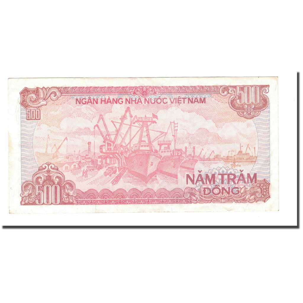 Geldschein, Vietnam, 500 D<ox>ng, 1988, 1989, KM:101a, VZ