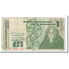 Banknote, Ireland - Republic, 1 Pound, 1977-1989, 1981-10-20, KM:70b, VG(8-10)