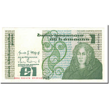 Banknote, Ireland - Republic, 1 Pound, 1977-1989, 1982-09-09, KM:70c, AU(55-58)