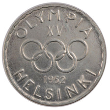 Coin, Finland, 500 Markkaa, 1952, Helsinki, MS(60-62), Silver, KM:35
