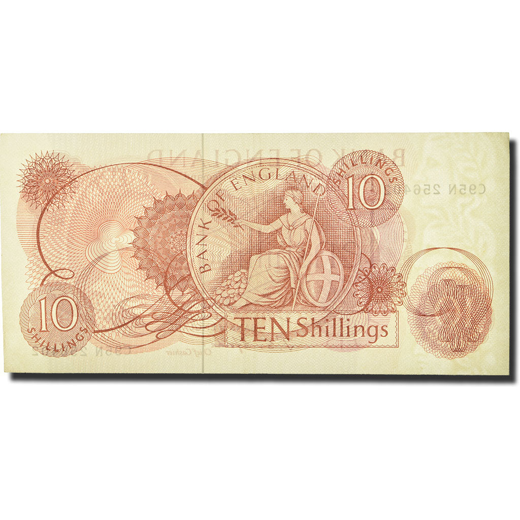 Banknote, Great Britain, 10 Shillings, Undated (1961-70), KM:373c, EF(40-45)