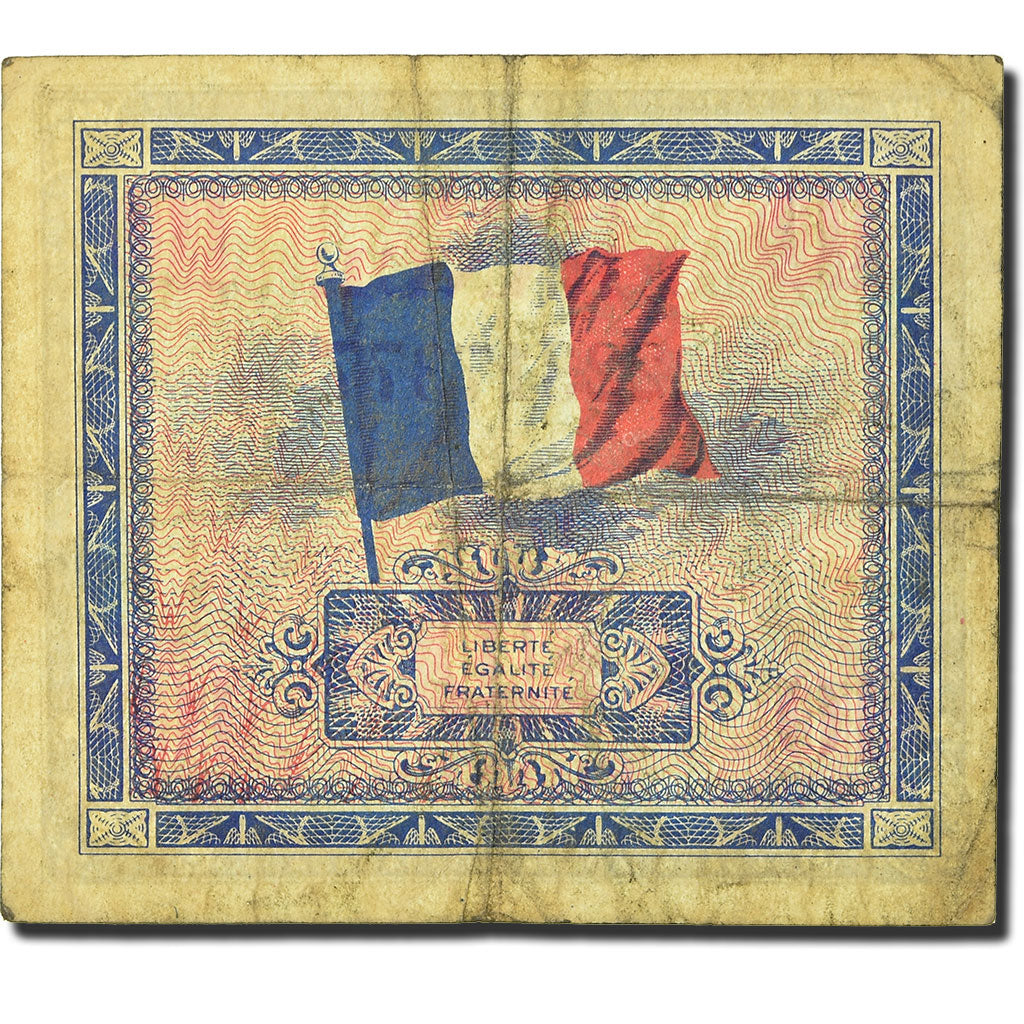 France, 10 Francs, 1944, VG(8-10), Fayette:VF18.1, KM:116a