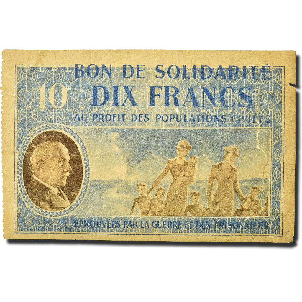 Francia, 10 Francs, Other, 1941, MB