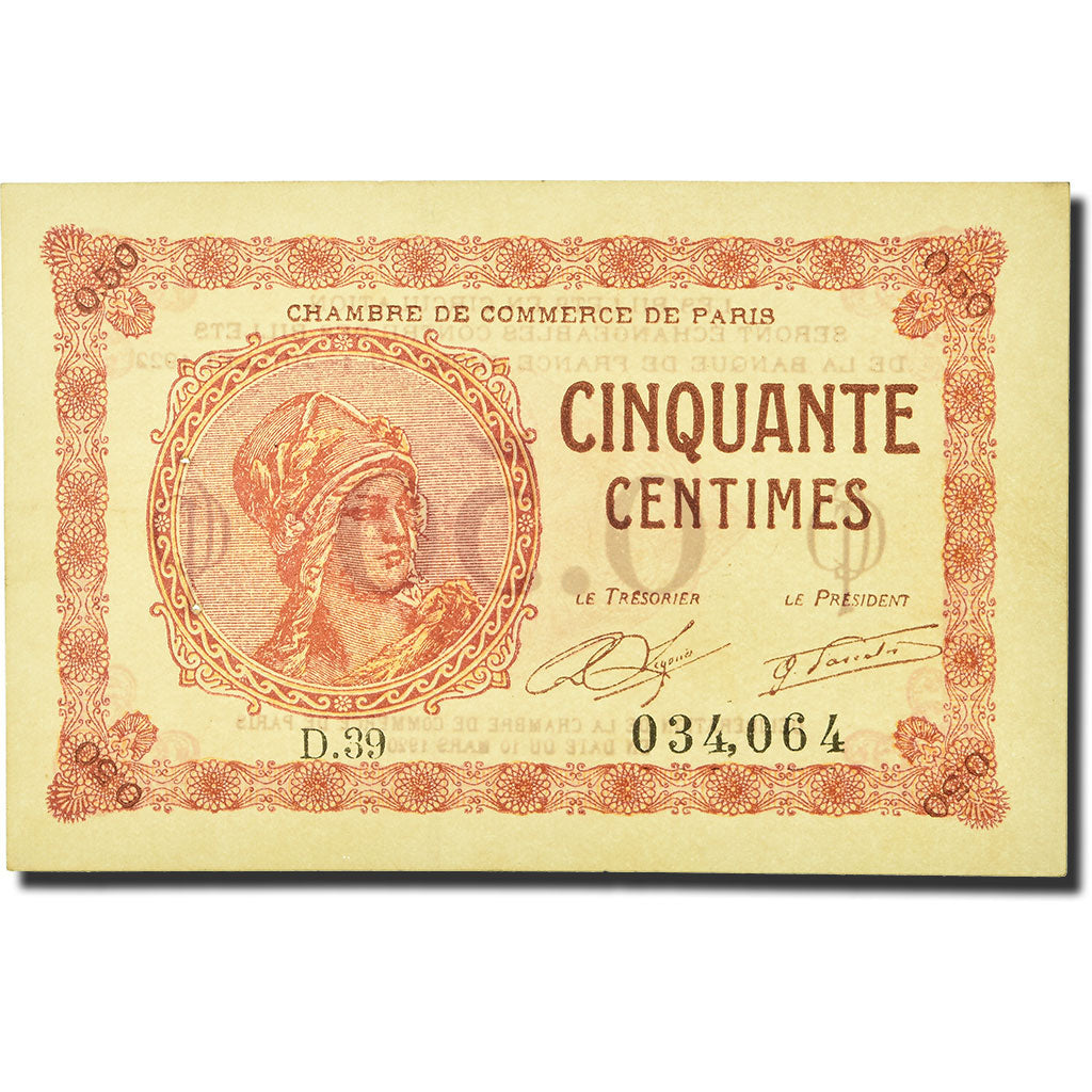 France, 50 Centimes, 1922, 1922-07-01, VF(20-25)