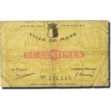Francja, 50 Centimes, 1918, 1918-12-27, VG(8-10)