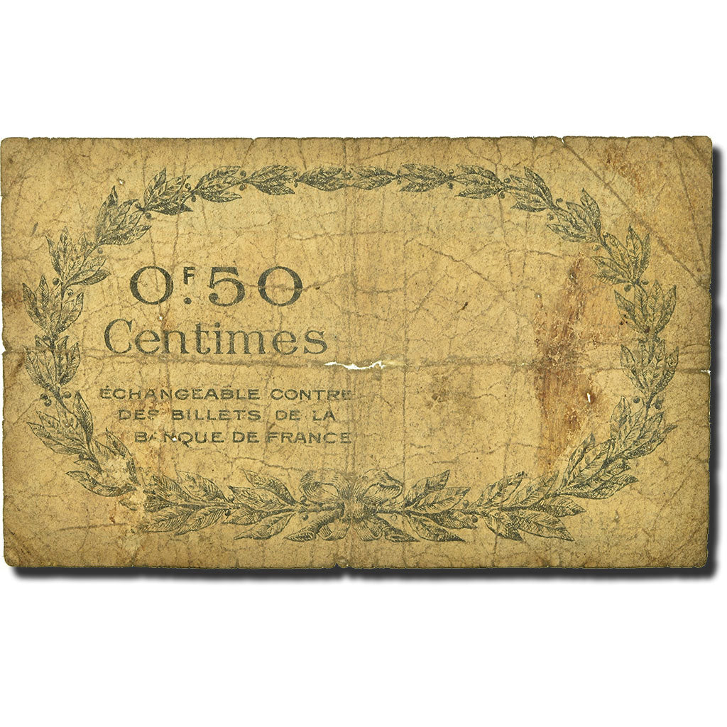 Francia, 50 Centimes, 1921, 1921-01-21, B