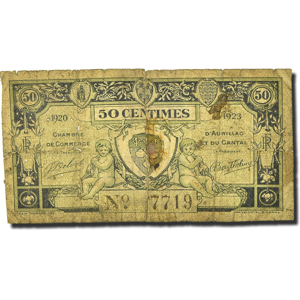 Francia, 50 Centimes, 1923, 1923-01-01, B