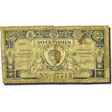 Francja, 50 Centimes, 1923, 1923-01-01, VG(8-10)