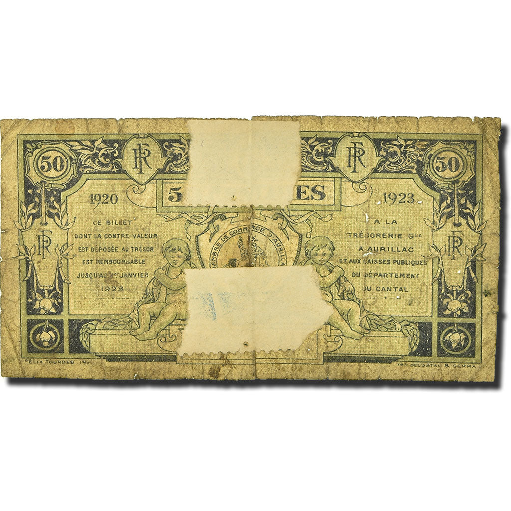 Francia, 50 Centimes, 1923, 1923-01-01, B