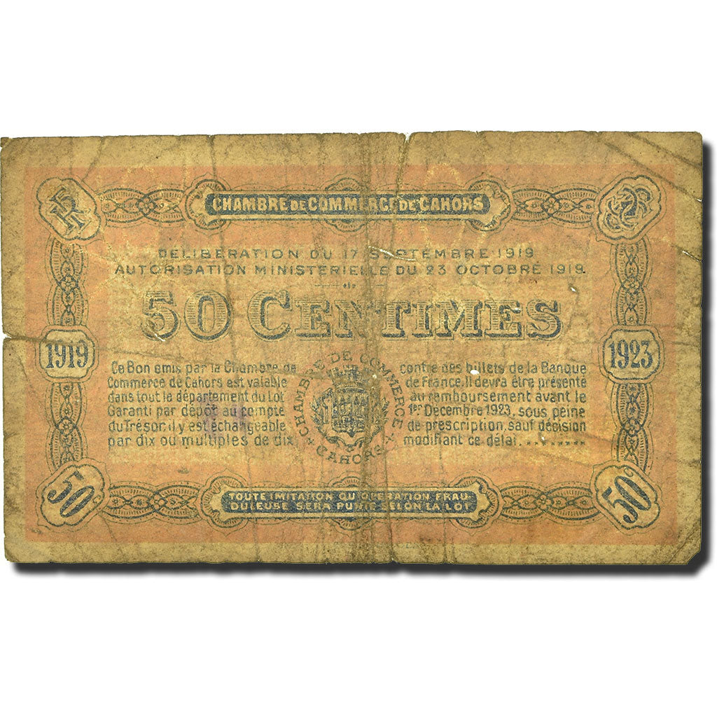 Francia, 50 Centimes, 1919, 1919-09-17, B